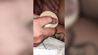 Stranger plays with wife holes