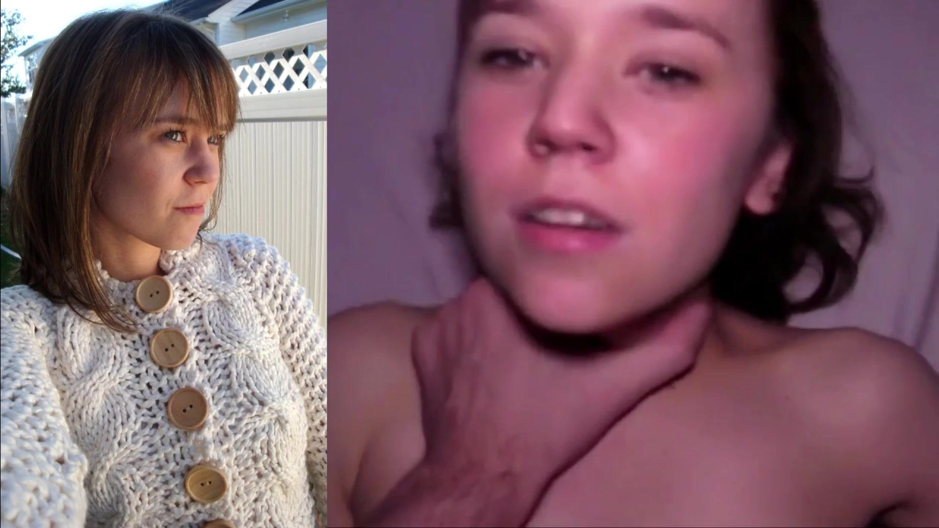 Cute Little Cunt Choked And Fucked Hard Before And After POV