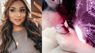 Nice brunette latina gives a helping hand