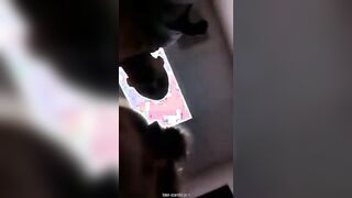 girl sucking cock while working in a drive thru