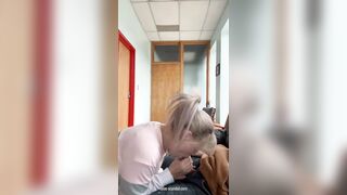 Office-slut-sucks-bosses-cock