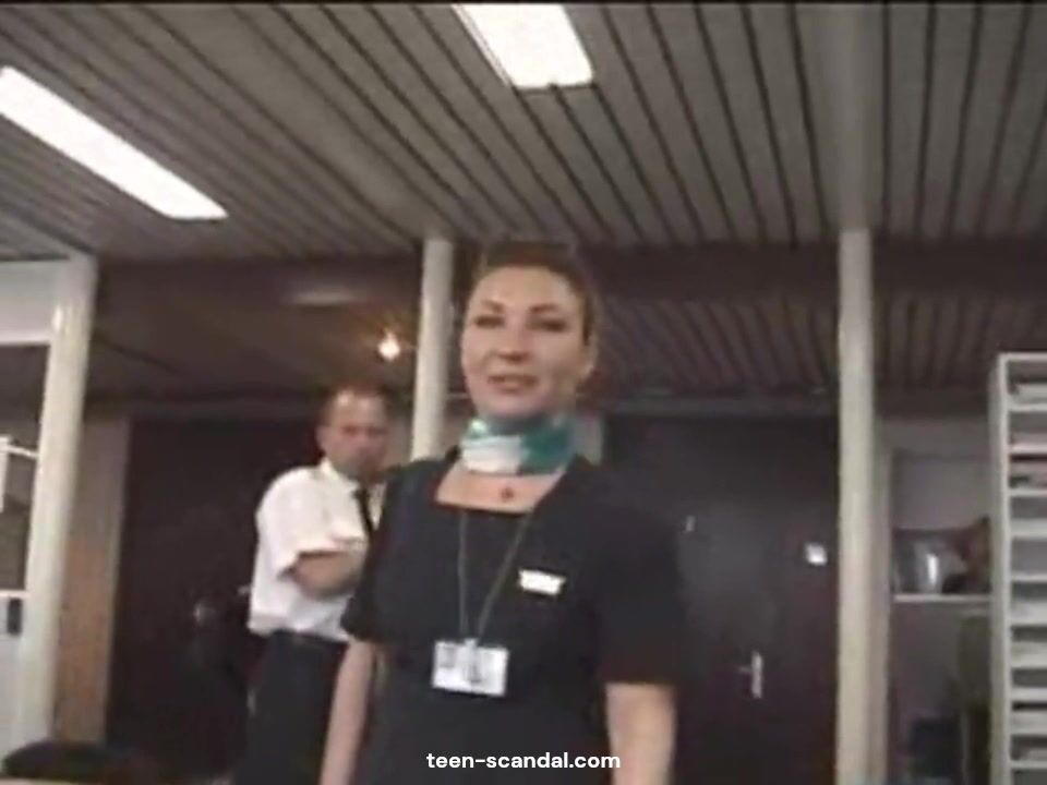 stewardess and pilots